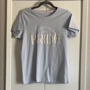 Light Blue 'Here Comes the Bride' T-Shirt